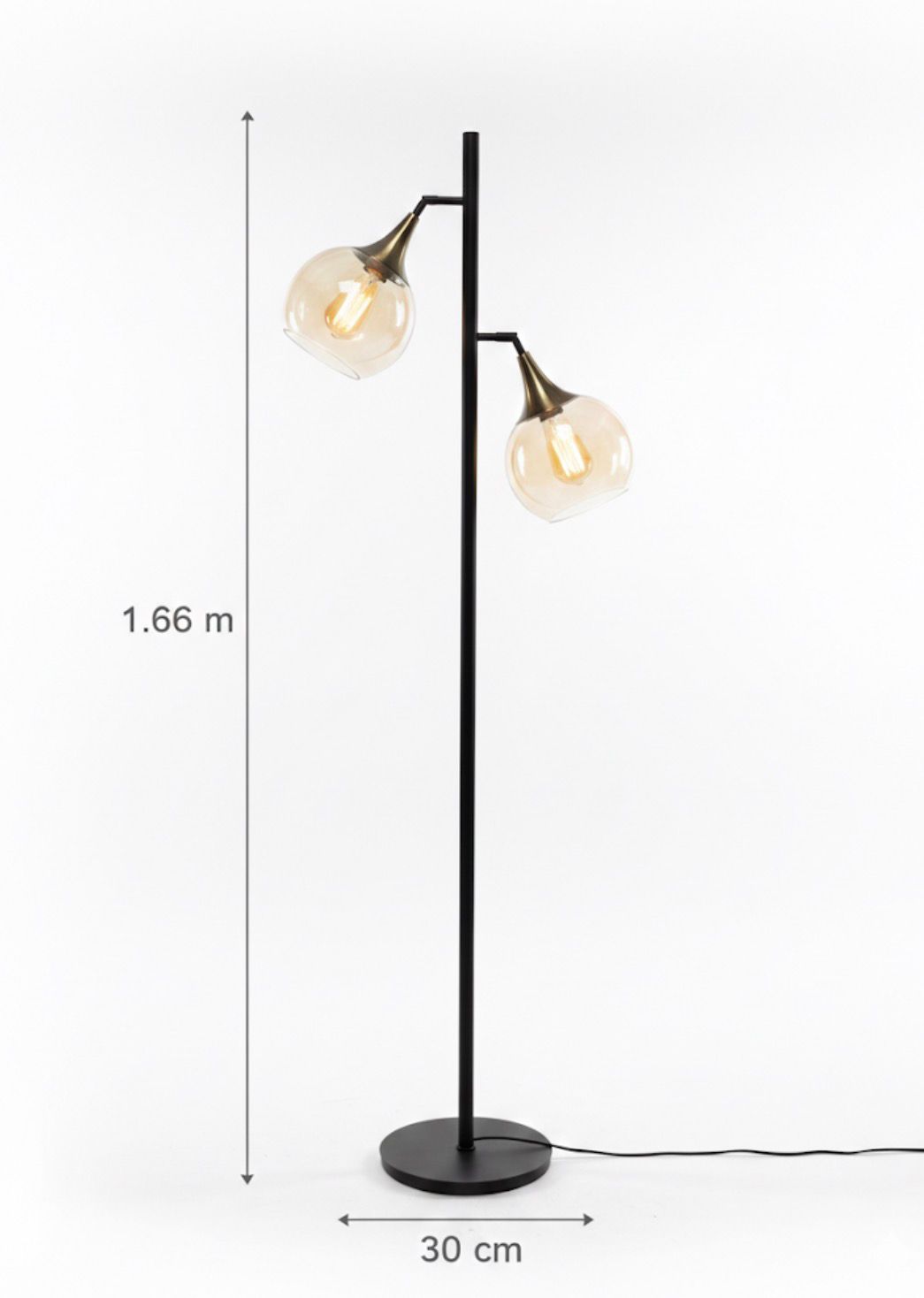 Lámpara de Piso Capri LTM89 x 2 Luces