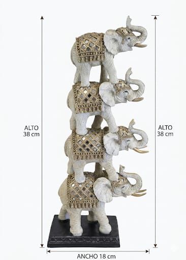 Figura Torre Elefantes x 4