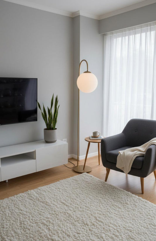 Lámpara Roma de pie con bomba