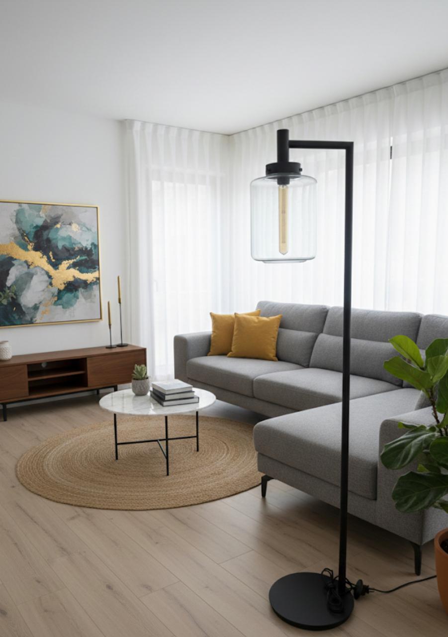 Lámpara de piso Delta