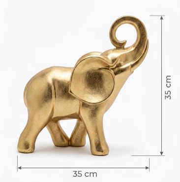 Figura Elefante Dorado